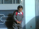 Nikhil ready for school